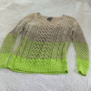 American Eagle neon sweater